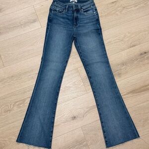 PAIGE Dark Blue Flare Jeans